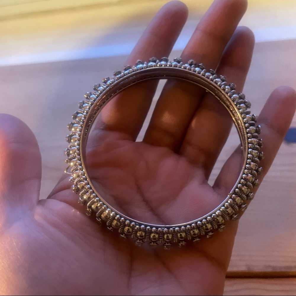 Indian Rhinestone bangle bracelet - Picture 3 of 7